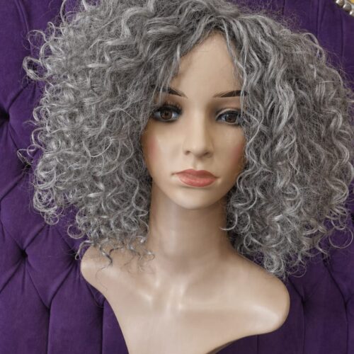 Afro Wig 23 - Grey