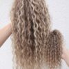 Afro Clip 1 - Light brown + blond