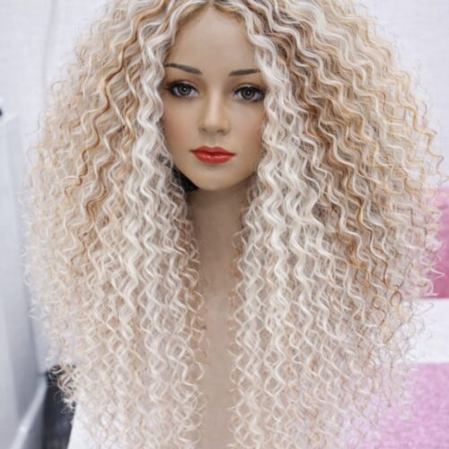 Afro Wig 8 - Mix blonde