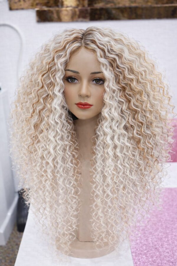 Afro Wig 8 - Mix blonde