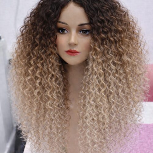 Afro Wig 14 Black Hombre + Blonde