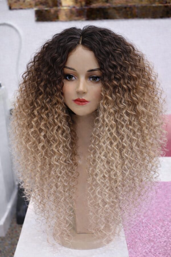 Afro Wig 14 Black Hombre + Blonde