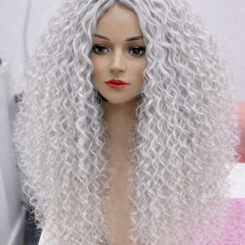 Afro Wig 20 - Pure White