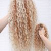 Afro Clip 6 - cool blonde + red tones