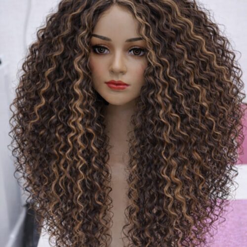 Afro Wig 7 - Chocolate + Carmel