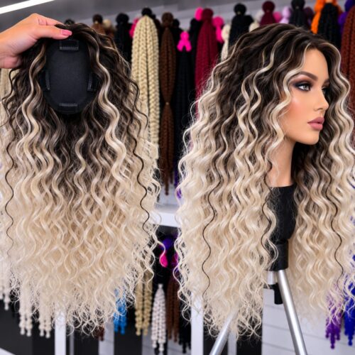 Topper 38 - sandy blonde with roots showing