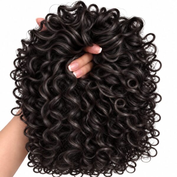 9 AFRO BUN - Black