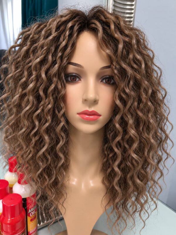 Afro Wigs 40cm - 29 - brown + caramel