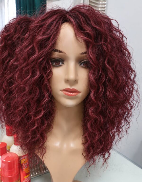 Afro Wigs 40cm - 39 - burgundy