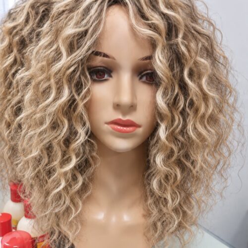 11 Afro Wigs 40cm - 40 - sand blonde