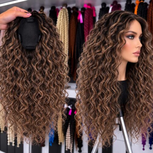 Topper 42 - bronze + blonde highlights