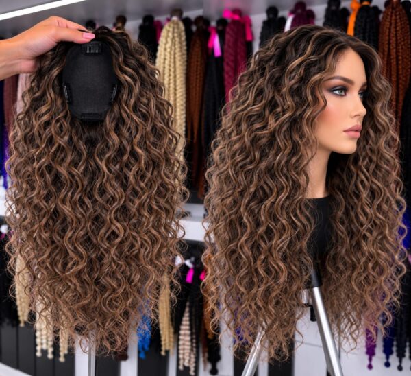 Topper 42 - bronze + blonde highlights