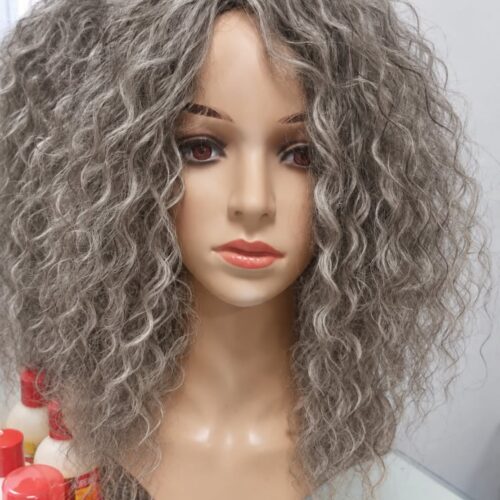 14 Afro Wigs 40cm - 43 - dark grey