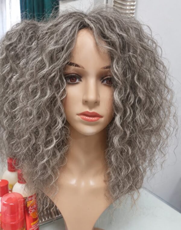 Afro Wigs 40cm - 43 - dark grey