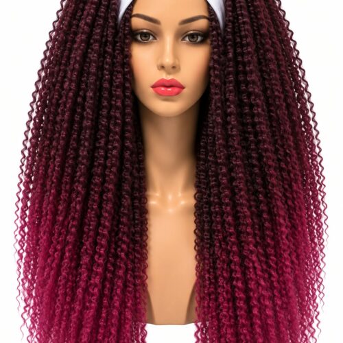 2 toppers on bands 70cm - 56 - burgundy