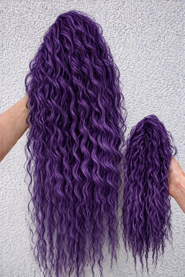 Afro Clip - 27 - Dark purple