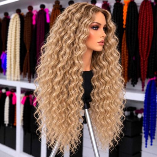 Afro Wigs - 76 - sunny blonde
