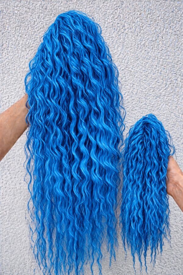 4 Afro Clip - 28 - Blue