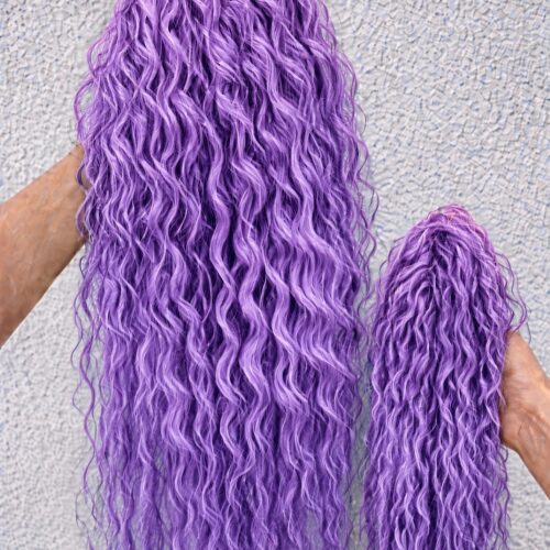 5 Afro Clip - 29 - Light purple