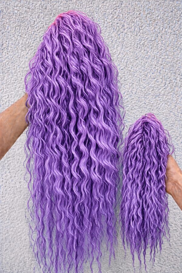 Afro Clip - 29 - Light purple