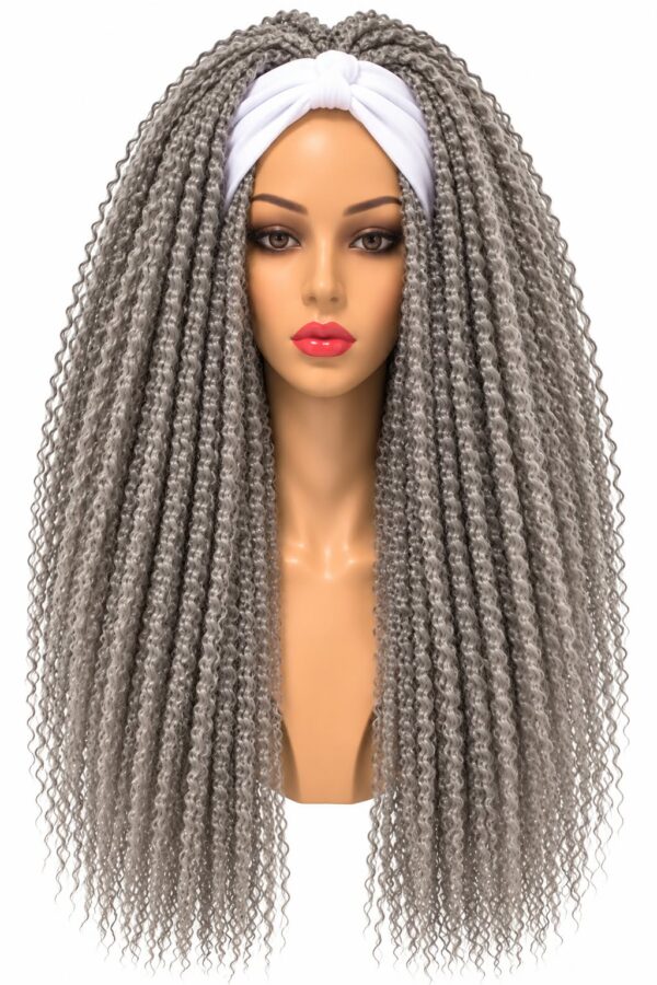 toppers on bands 70cm - 56 - light gray